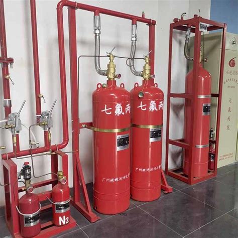 5 6MPa Automatic Fm200 Fire Suppression System Without Pollution 150L 180L