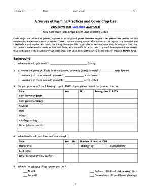 Fillable Online Nmsp Cals Cornell Case ID Date Interviewer Nmsp