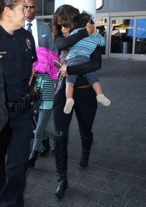 Nahla Aubrey Halle Berry Son Maceo Editorial Stock Photo Stock Image