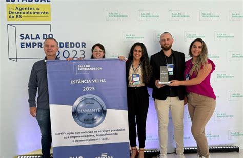 Estância Velha recebe selo Diamante para sua Sala do Empreendedor