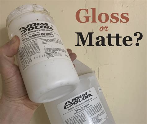 Matte Medium vs. Gloss Medium for Acrylic Glazing - Realistic Acrylic