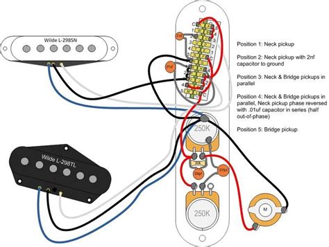 A Detailed Diagram For Wiring A Telecaster 5 Way Switch