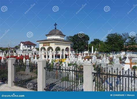 Soviet Heroes Cemetery Seen Over Fence Editorial Image Image Of