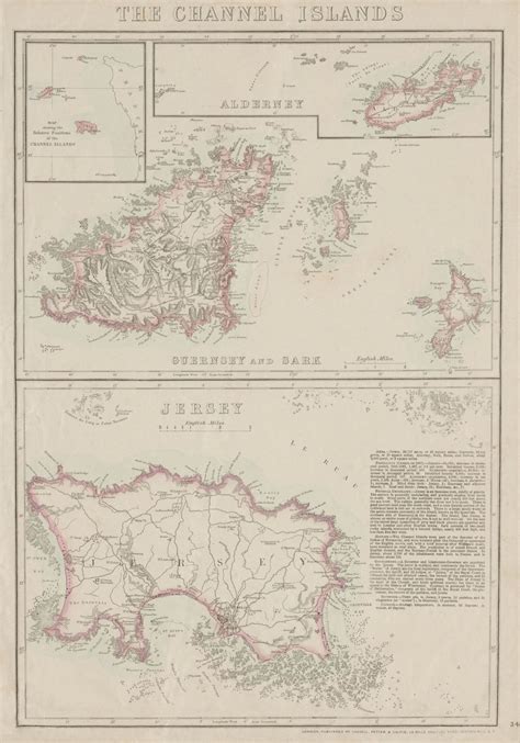 The Channel Islands; Inset Maps of Map showing the... | Barnebys