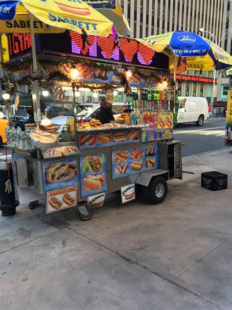 Free stock photo of food cart, hot dog, new york city