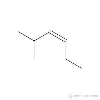 Cis Methyl Hexene Structure C H Over Million Chemical