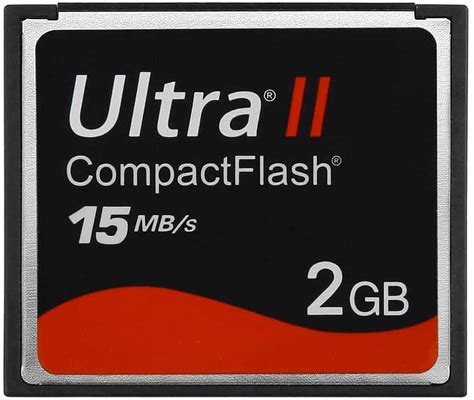 2 GB Ultra II Compact Flash Memory Card 15MB S SDCFH 002G A11 SLR