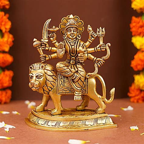 Buy Send Maa Durga Brass Statue Online Fnp