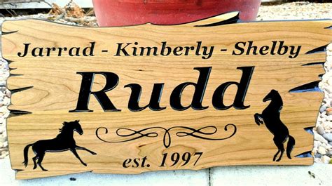 Custom Wood Signs Personalized Wood Signs Outdoor Wall | Etsy