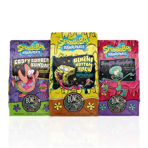 Bones Coffee Company Collaborates With Paramount Consumer Products To Launch New Spongebob