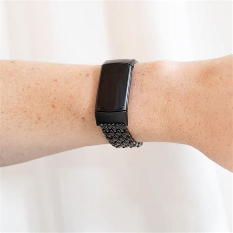 Fitbit Charge 5 Stalen Draak Band Zwart Smartwatchbanden Nl