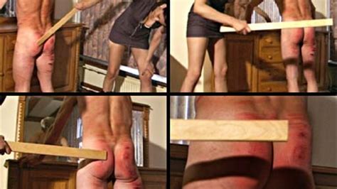 Wooden Ruler On Arse Mistress Evil And Slave Osel Evil Nasty Brutal