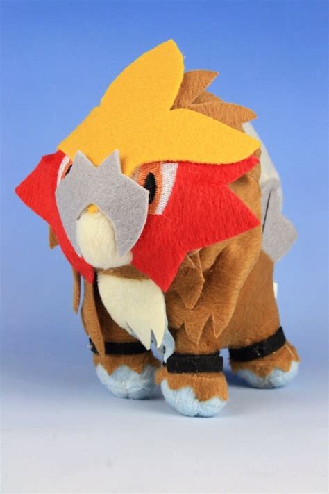 Entei Plush Doll Pokemon / Pocket Monster by PureTutuSecretGarden