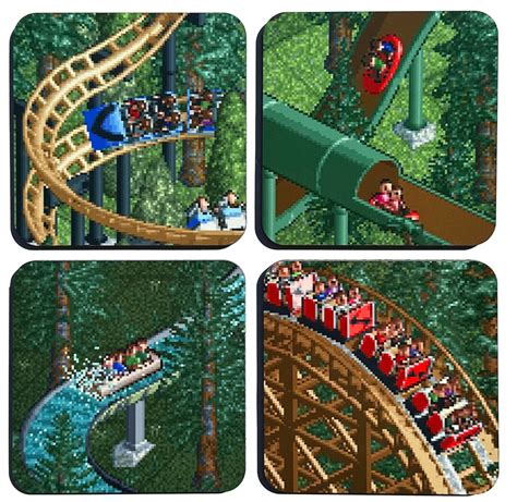 Rollercoaster Tycoon Coasters Classics Pack Etsy