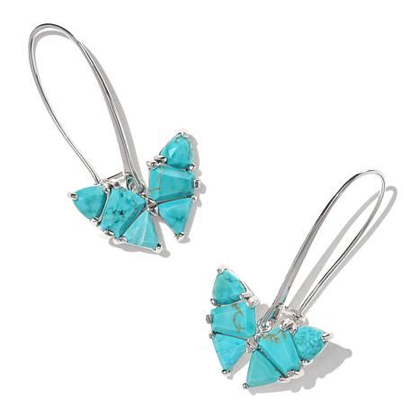 As Is Kendra Scott Blair Butterfly Drop Earrings Hsn