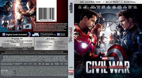 Caratula Dvd Capitan America Civil War