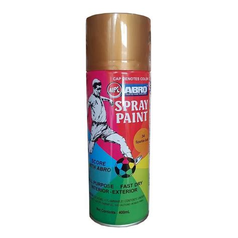 ABRO Golden Sparkle Spray Paint For Metal Model Name Number 34 At Rs