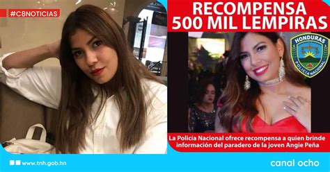 Aumentan A L500 Mil Recompensa Por Información Del Paradero De Angie Peña