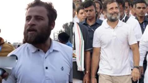 Rahul Gandhis Look Alike A Head Turner At Bharat Jodo Yatra India Today