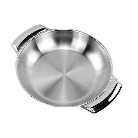 Amphora Stainless Steel Pot Outdoor Griddle With Lid Food Serving