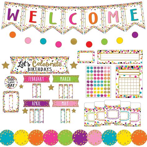 Confetti Cursive Writing Bulletin Board Display Set Tcr Teacher Sexiz Pix