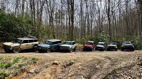 Tackling Hurricane Creek Trail Nc With The Blue Ridge Bronco Group Bronco6g 2021 Ford