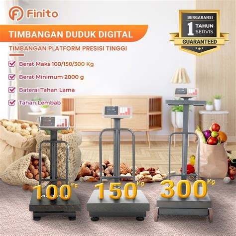 Jual Timbangan Duduk Digital 100kg Matrix 2 Layar Ukuran Plat 32 42