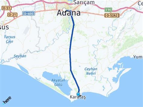 Adana Karata Adana Havaliman Aras Ka Km Yol Tarifi