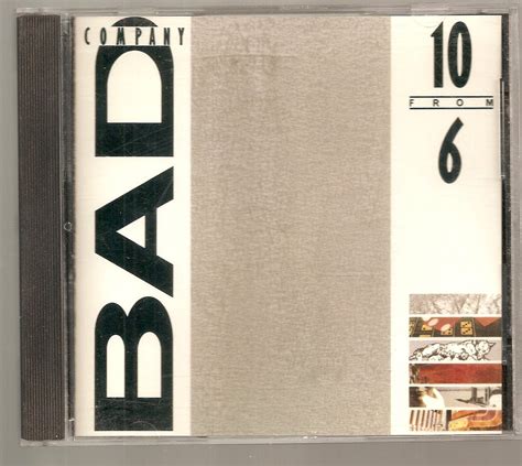 Bad Company 10 From 6 By Bad Company 1985 Audio Cd Music