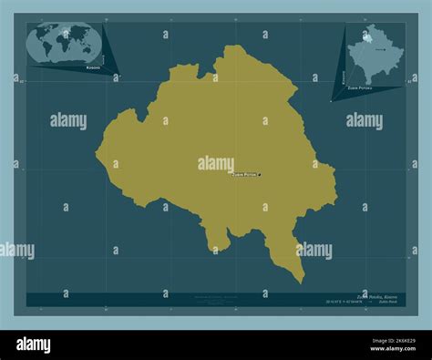 Zubin Potoku Municipality Of Kosovo Solid Color Shape Locations And