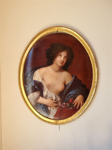 Proantic Naked Woman Oil On Canvas Seventeenth Century