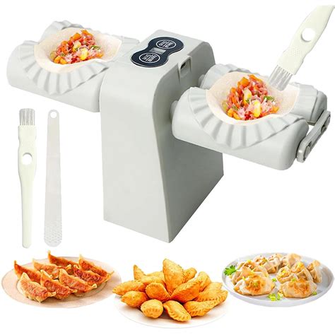 Double Head Automatic Electric Dumpling Maker Machine Manual Dumpling