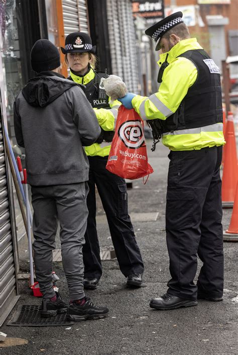 Cheetham Hill was on hold whilst Operation Vulcan flooded the streets
