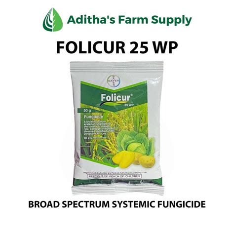 Folicur 25 WP Tebuconazole Broad Spectrum Fungicide 50 Grams Lazada PH