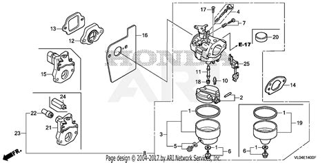 Honda Hrr K Vkaa Lawn Mower Usa Vin Gjara Parts Diagram