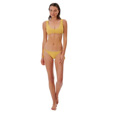 Bikini Rip Curl Wanderer Tie Side Mustard La Isla
