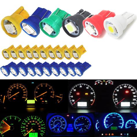 Pcs T Wedge Smd Car Led Gauge Cluster Lights