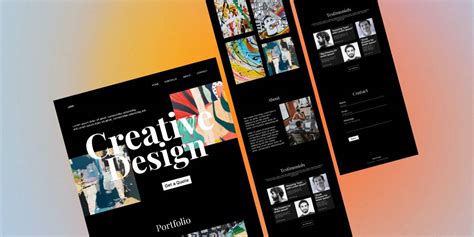 Free Portfolio Website UI Figma Template UI4Free