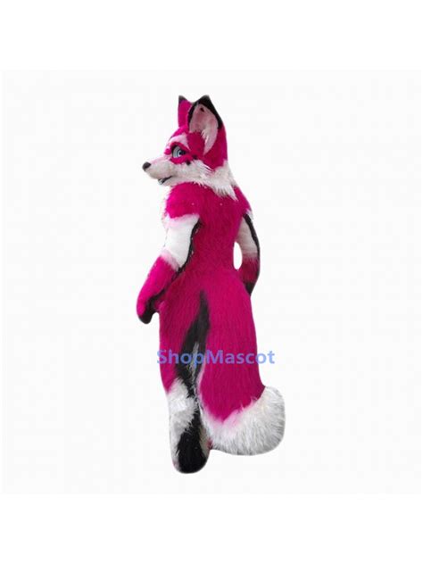 Pink Fox Mascot Costumes Free Shipping