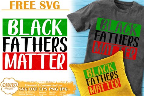 Black Father Svg