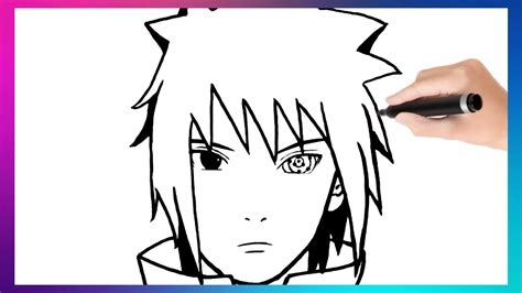 Como dibujar PASO A PASO A SASUKE ADULTO うちはサスケ YouTube