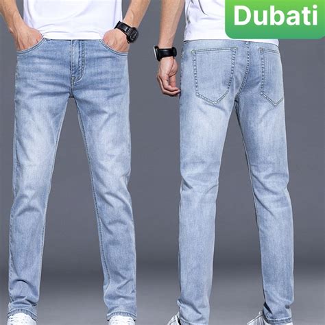 QUẦN JEAN NAM CHẤT BÒ SIÊU CO GIÃN XANH ĐEN XÁM TRẮNG TRƠN HOT TREND CAO CẤP DUBATI