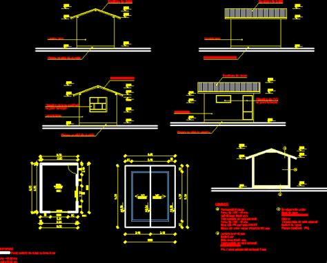 Planos De Casa De Madera En Dwg Autocad Vivienda Unifamiliar Hot Sex