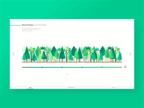 Recycling Paper - UI by Marianne Vary on Dribbble