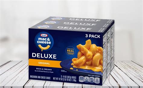 Kraft Deluxe Mac & Cheese 3-Pack $6 Shipped at Amazon | Free Stuff Finder