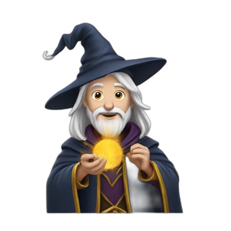 Wizard Skull Halloween Ai Emoji Generator