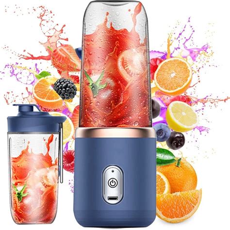 GIUGT Portable Electric Juicer Cup USB Rechargeable Personal Blender