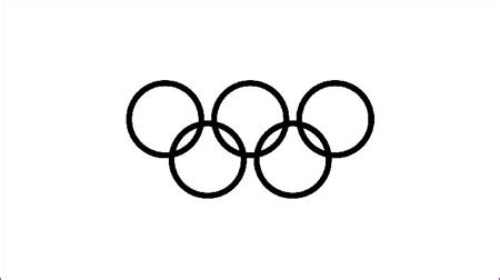 Olympic Rings Black And White - ClipArt Best