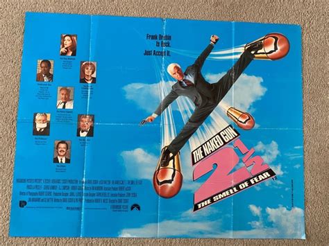 THE NAKED GUN The Smell Of Fear UK Cinema Quad FILM POSTER Cm