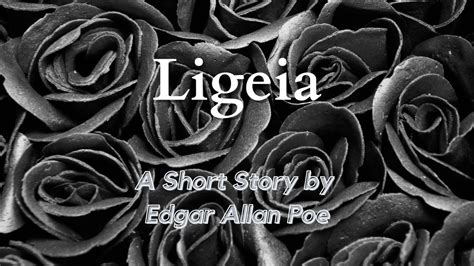 Ligeia By Edgar Allan Poe English Audiobook With Text On Screen